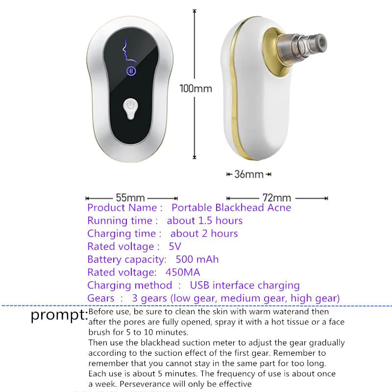 Vacuum Suction Clean Skin Care Beauty Machine