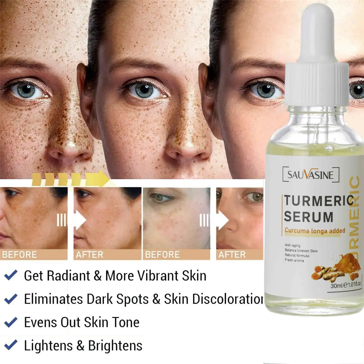 Turmeric Face Whitening Serum